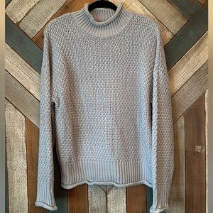 NWOT grey medium mock turtleneck sweater.